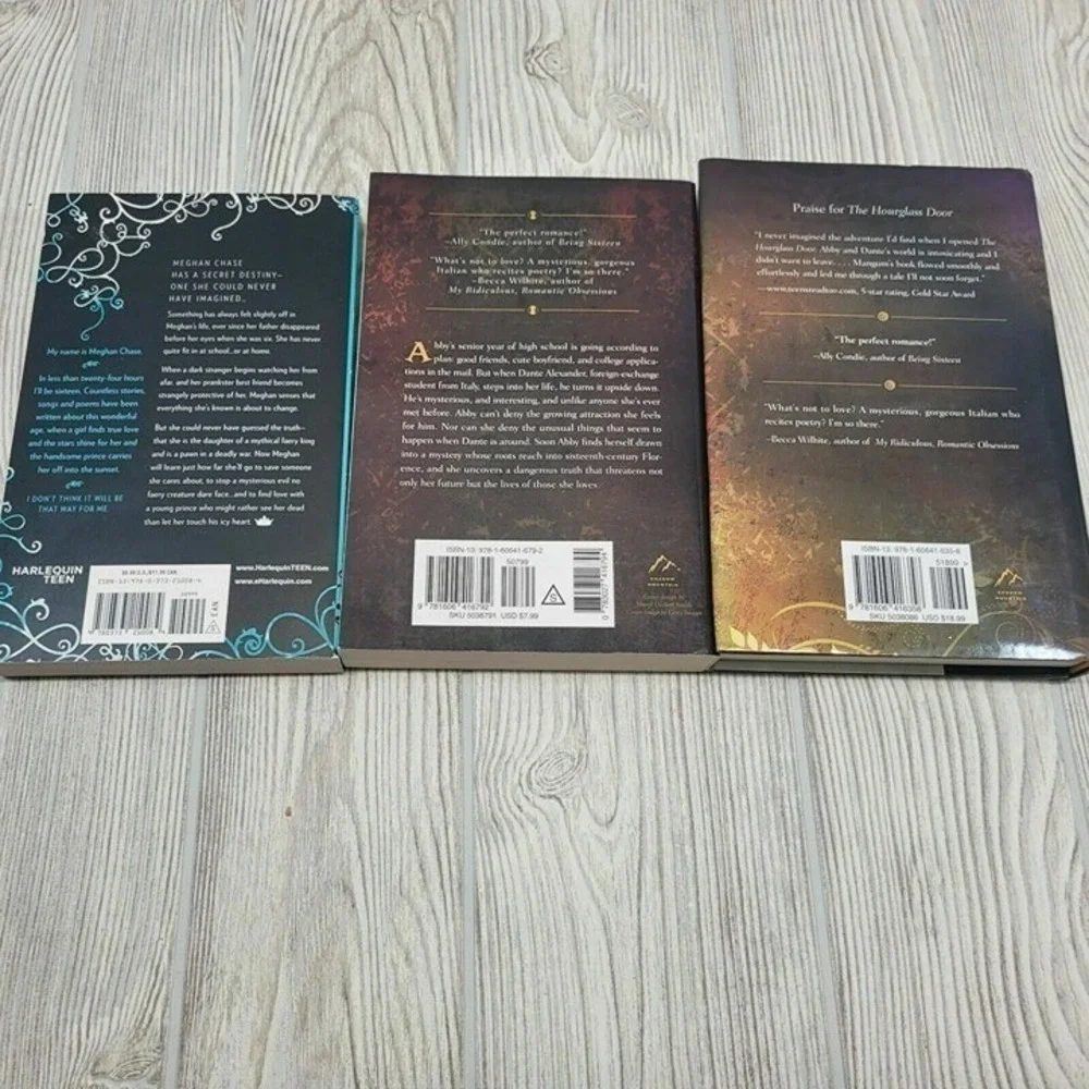 Julie Kagawa Lisa Mangum Fantasy Book Lot 3 The Iron King Hourglass‎ Door Spiral